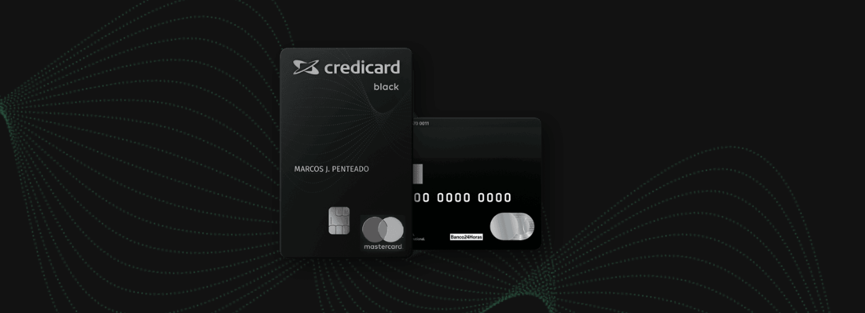 Cartão De Crédito Credicard Mastercard Black 2023 3116